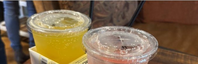 Iced drinks served at Coffee House Haven