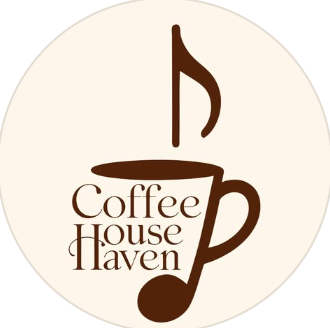 Coffee House Haven logo — a coffee cup with a musical note
